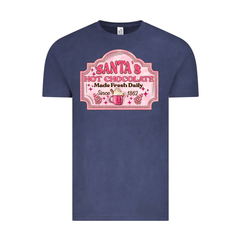 Santas Hot Chocolate Vintage Tee by MaliasSmallBusiness | Teevron