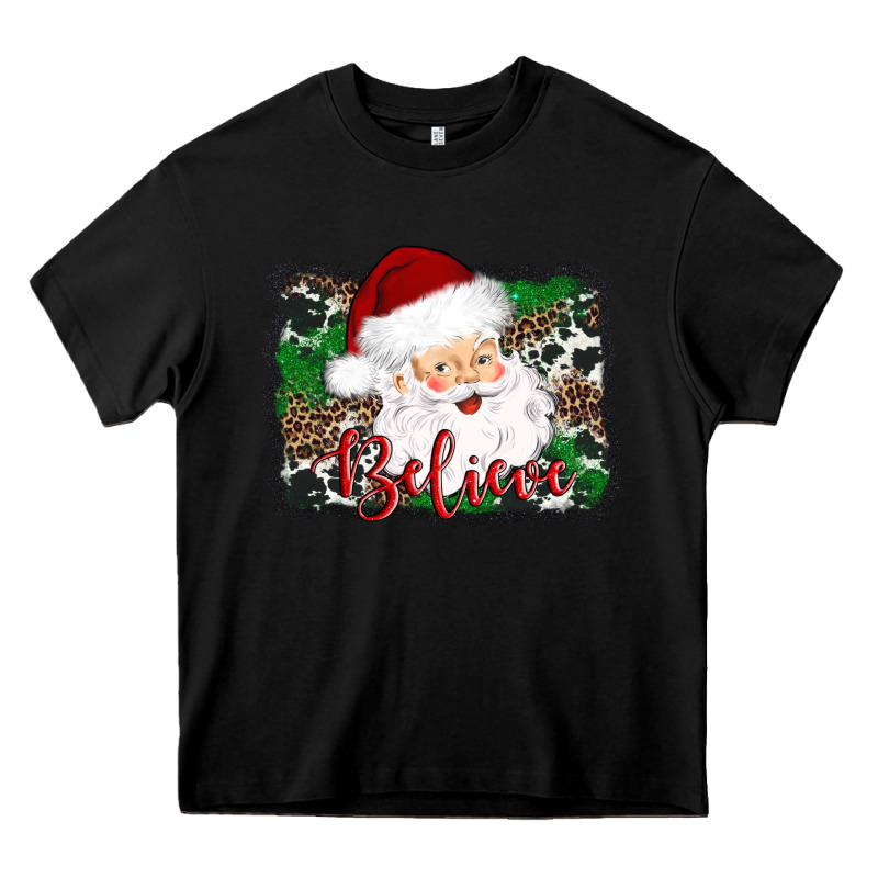 Believe Santa Heavy Core Tee by AdoDesignShop | Teevron