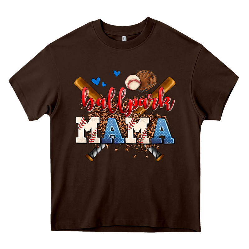 Ballpark Mama Heavy Core Tee by AdoDesignShop | Teevron