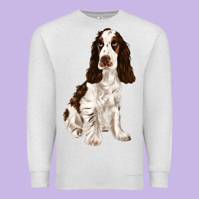 English Cocker Spaniel Premium Sweatshirt Designed By Fadigitalartstudio