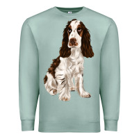 Seafoam english cocker spaniel Premium Sweatshirt - FaDigitalArtStudio