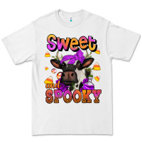 White sweet and spooky halloween cow Premium Tee - Jasminsmagicworld