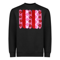 Black valentine's day brushstrokes Heavyweight Sweatshirt - RanaPortraitStore