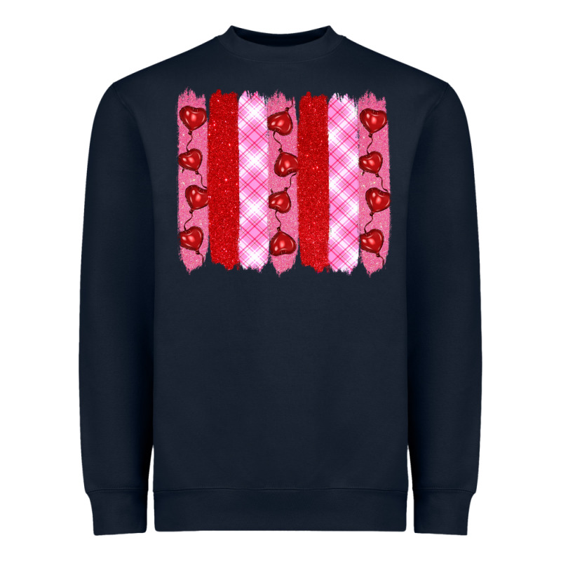 Valentine's Day Brushstrokes Heavyweight Sweatshirt by RanaPortraitStore | Teevron