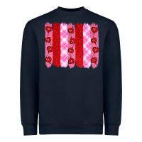 Navy valentine's day brushstrokes Heavyweight Sweatshirt - RanaPortraitStore