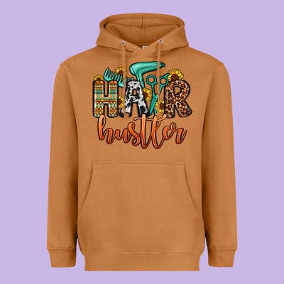 Hair Hustler Heavyweight Hoodie Designed By Oliviacreatesart