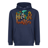 Navy hair hustler Heavyweight Hoodie - OliviaCreatesArt