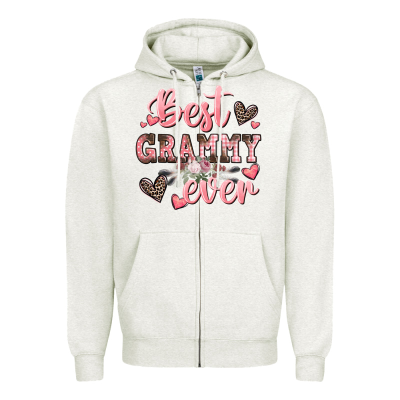 Best Grammy Ever Mother's Day Zipper Hoodie by CowGirlArtShop | Teevron