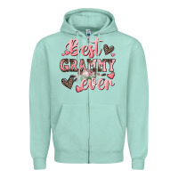 Seafoam best grammy ever mother's day Zipper Hoodie - CowGirlArtShop