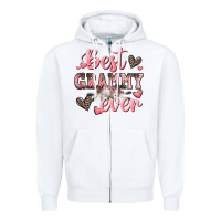 White best grammy ever mother's day Zipper Hoodie - CowGirlArtShop