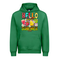 Emerald Hello Sweet Summer Time Urban Hoodie - CowhideDigitalArt