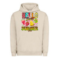 Pigment French Oak Hello Sweet Summer Time Urban Hoodie - CowhideDigitalArt