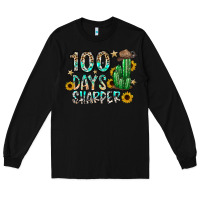 Black 100 days sharfer Long Sleeve Tee - SublimationCraftShop