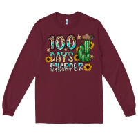 Burgundy 100 days sharfer Long Sleeve Tee - SublimationCraftShop