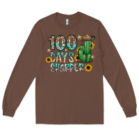 Chestnut 100 days sharfer Long Sleeve Tee - SublimationCraftShop