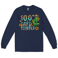 Navy 100 days sharfer Long Sleeve Tee - SublimationCraftShop