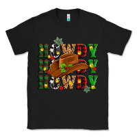 Black Howdy Howdy Howdy christmas Classic Tee - MaliasSmallBusiness
