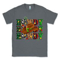 Charcoal Heather Howdy Howdy Howdy christmas Classic Tee - MaliasSmallBusiness