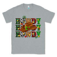 Heather Grey Howdy Howdy Howdy christmas Classic Tee - MaliasSmallBusiness
