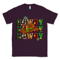 Plum Howdy Howdy Howdy christmas Classic Tee - MaliasSmallBusiness