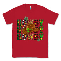 Red Howdy Howdy Howdy christmas Classic Tee - MaliasSmallBusiness