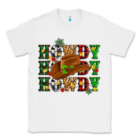 White Howdy Howdy Howdy christmas Classic Tee - MaliasSmallBusiness