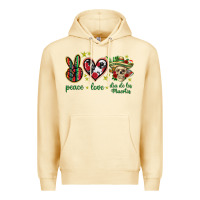 Pina Colada Peace love dia de los muertos Mexico Premium Hoodie - HowdyJamesFarm