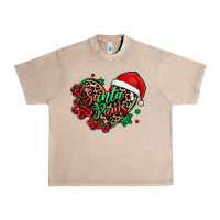 French Oak santa paws christmas heart Urban Heavy Tee - MaliasSmallBusiness