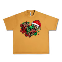 Peanut Butter santa paws christmas heart Urban Heavy Tee - MaliasSmallBusiness