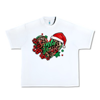 White santa paws christmas heart Urban Heavy Tee - MaliasSmallBusiness