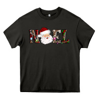 Asphalt noel santa Heavy Core Tee - AdoDesignShop