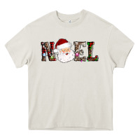 Cream noel santa Heavy Core Tee - AdoDesignShop