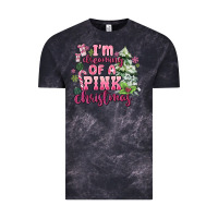 Cloud Black im dreaming of a pink christmas Vintage Tee - MaliasSmallBusiness