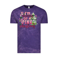 Cloud Purple im dreaming of a pink christmas Vintage Tee - MaliasSmallBusiness