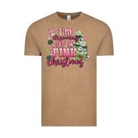 Vintage Coffee im dreaming of a pink christmas Vintage Tee - MaliasSmallBusiness