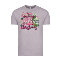 Im Dreaming Of A Pink Christmas Vintage Tee | Teevron