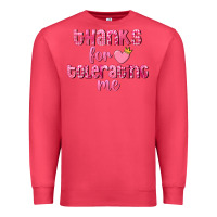 Cardinal Thanks for tolerating me Valentine's Day Premium Sweatshirt - FaDigitalArtStudio