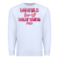 White Thanks for tolerating me Valentine's Day Premium Sweatshirt - FaDigitalArtStudio