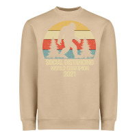 Mushroom Bigfoot Social Distancing World Champion Heavyweight Sweatshirt - Bettercallsaul