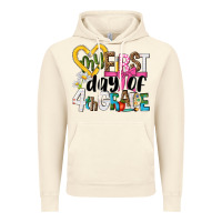 Vintage Artic my first day of 4th grade Vintage Hoodie - NancyCooperArtShop
