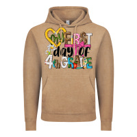 Vintage Coffee my first day of 4th grade Vintage Hoodie - NancyCooperArtShop