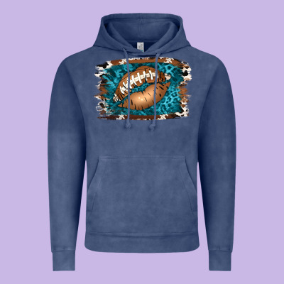 Football Lips Vintage Hoodie Designed By Jasminsmagicworld