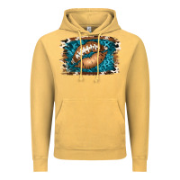 Vintage Mustard Football Lips Vintage Hoodie - Jasminsmagicworld