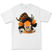 White halloween witch cow Premium Tee - Jasminsmagicworld