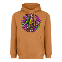 Meerkat mardi gras sunflower Heavyweight Hoodie - OliviaCreatesArt