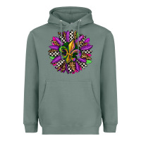 Sage mardi gras sunflower Heavyweight Hoodie - OliviaCreatesArt