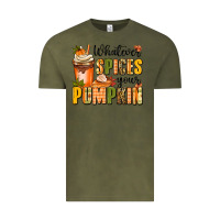 Vintage Olive whatever spices your pumpkin Vintage Tee - MaliasSmallBusiness