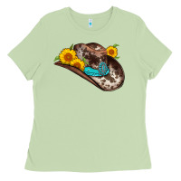 Matcha cowboy hat Ladies Tee - AdoDesignShop