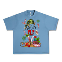Pebble Blue sister elf Urban Heavy Tee - MaliasSmallBusiness