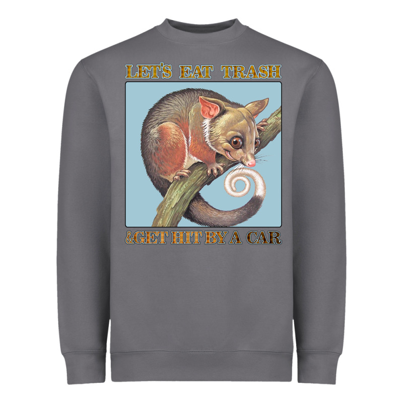 Let's Eat Trash & Get Hit By A Car Heavyweight Sweatshirt by Bettercallsaul | Teevron